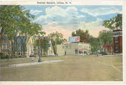 Oneida Square Utica, NY Postcard Postcard