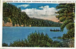 Eighth Lake On The Inlet, Raquette Lake State Road Adirondacks, NY Postcard Postcard