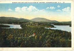 Mirror Lake And Lake Placid From Mt. Whitney Adirondacks, NY Postcard Postcard