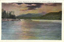 Snowy Mountain In The Distance Indian Lake, NY Postcard Postcard