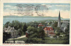 Bird's Eye View Of Tarrytown Hudson, NY Postcard Postcard