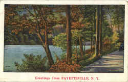 Greetings From Fayetteville Postcard