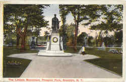 The Lincoln Monument, Prospect Park Brooklyn, NY Postcard Postcard