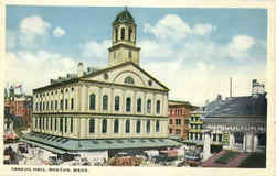 Faneuil Hall Boston, MA Postcard Postcard