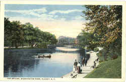 The Bridge , Washington Park Postcard