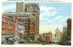 Showing Ten Eyck Hotel And D. & H. Building Postcard