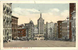 Looking Down State Street Postcard