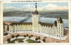 D. & H. And Journal Building Albany, NY Postcard Postcard