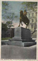 General Phil Sheridan Monument Postcard