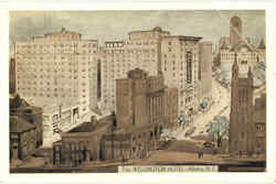 The Willington Hotel Albany, NY Postcard Postcard