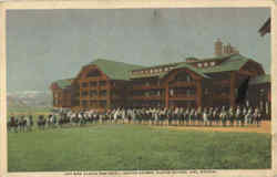 Left Wing Glacier Park Hotel, Glacier National Park Postcard