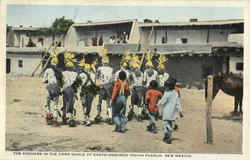 The Koshare In The Corn Dance Native Americana Postcard Postcard