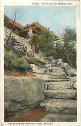 The Stairs To Hermits Rest, Grand Canyon National Park Postcard