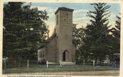 The Little Brown Church In The Vale Postcard