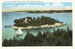 Pumkin Knob And Long Island Peaks Island, ME Postcard Postcard