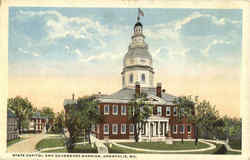 State Capitol And Governors Mansion Annapolis, MD Postcard Postcard