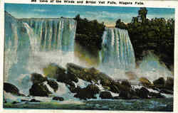 Cave Of The Winds And Bridal Vell Falls Postcard