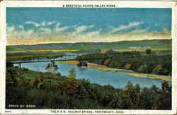 A Beautiful Scioto Valley Scene Postcard