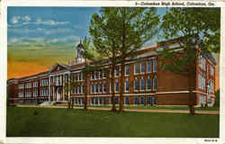 Columbus High School Postcard