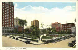 Court Square Memphis, TN Postcard Postcard