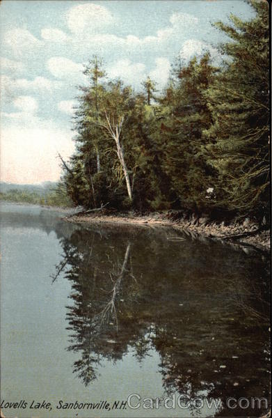 Scenic View along Lovells Lake Sanbornville, NH