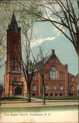 First Baptist Church Postcard