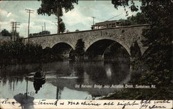 Old National Bridge over Antietam Creek Postcard