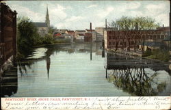 Pawtucket River Above Falls Postcard