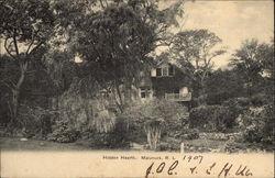 Hidden Hearth Matunuck, RI Postcard Postcard