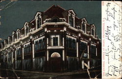 The Journal Office at Night Postcard