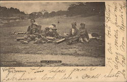 Golf Caddies, Virginia Hot Springs Black Americana Postcard Postcard