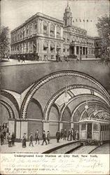 Underground Loop Station at City Hall New York, NY Postcard Postcard