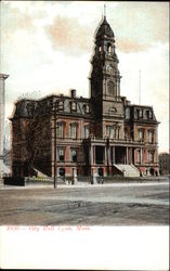 City Hall Lynn, MA Postcard Postcard