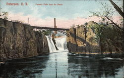 Passaic Falls from the Basin Paterson, NJ Postcard Postcard