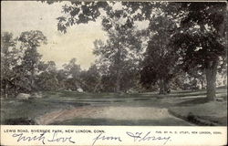 Lewis Road in Riverside Park Postcard