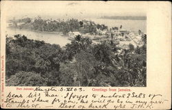 Port Antonio Jamaica Postcard Postcard