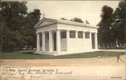 Bushnell Mausoleum and Grounds Postcard