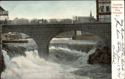 Pawtucket Bridge and Falls Postcard