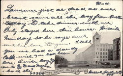 Lower Pacific Mills Northampton, MA Postcard Postcard