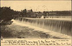 The Big Dam Lawrence, MA Postcard Postcard