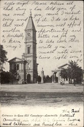 Entrance to Cave Hill Cemetery Louisville, KY Postcard Postcard