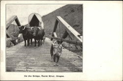 On the Bridge, Burnt River Postcard