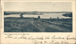 Bantam Lake from South View Inn Morris, CT Postcard Postcard