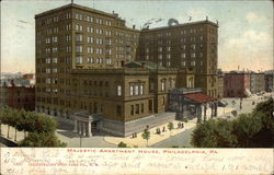 Majestic Apartment House Philadelphia, PA Postcard Postcard