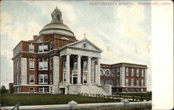 Saint Vincent's Hospital Bridgeport, CT Postcard Postcard