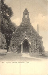 Calvary Church Stonington, CT Postcard Postcard