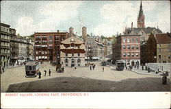 Market Square, Looking East Postcard