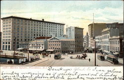 Market Square Providence, RI Postcard Postcard