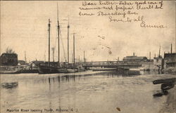 Maurice River, Looking North Millville, NJ Postcard Postcard