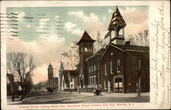 Second Street Looking North from Sasafrass Street Millville, NJ Postcard Postcard